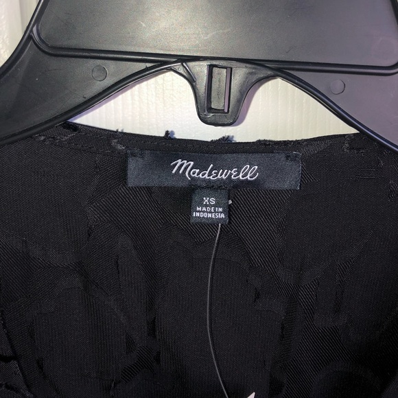 Madewell Floral Jacquard Side-Tie Wrap Top - Picture 2 of 5